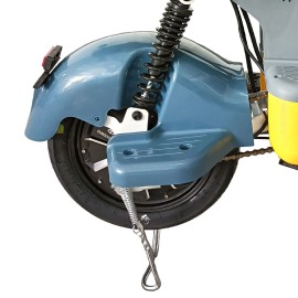 Велосипед з електромотором SPARK VOLT 14`` 48V/400W/12Ah синій з жовтим